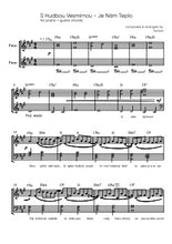 Načítať obrázok do zobrazovača galérie, Je Nám Teplo (noty + akordy) - SIMPLE
